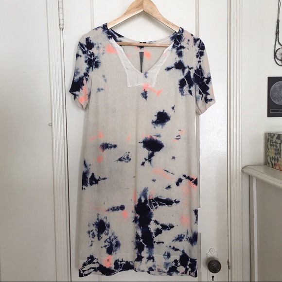 Raquel Allegra Cosmic Tie Dye Dress - Picture 3 of 5